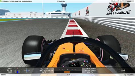 RFactor 2 F1 ASR 2018 Abu Dhabi 1 33 401 Ultra Instinct Hotlap