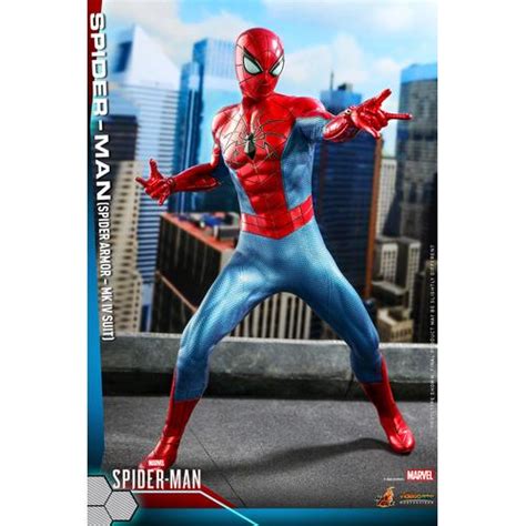 Jual Hot Toys VGM 043 Marvel S Spider Man Spider Man Armor MK IV Suit Jakarta Utara