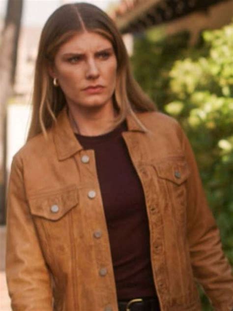 Addison Augustine Quantum Leap S Brown Leather Jacket