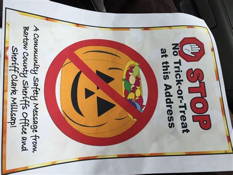 Stop Sign Signals Out Registered Sex Offenders On Halloween Wmaz