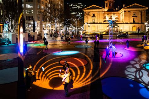 Portland Winter Light Festival - The Square