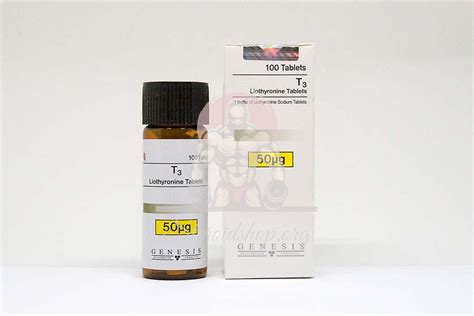 T3 Schilddrüsenhormon kaufen - 50mcg Genesis Liothyronin