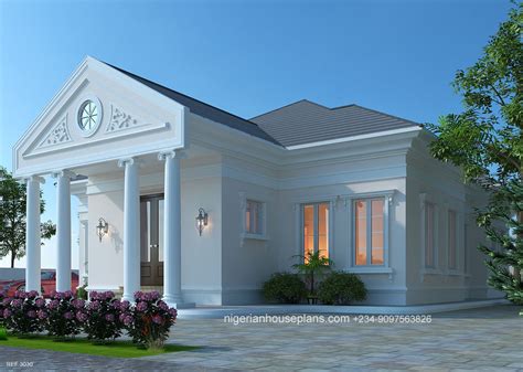 Three Bedroom Bungalow Floor Plan In Nigeria