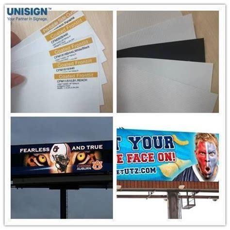 Large Format Printing PVC Flex Banner 440GSM For Outdoor Advertising