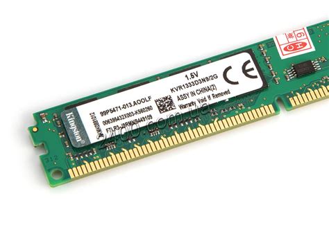 DDR3 2GB 1333MHz (KVR1333D3N9/2G) — Kingston ДДР3 2 Гб 1333