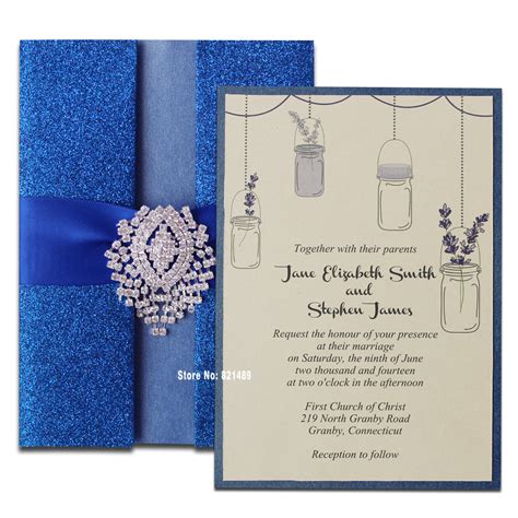 25 Wonderful Picture Of Royal Blue Wedding Invitations
