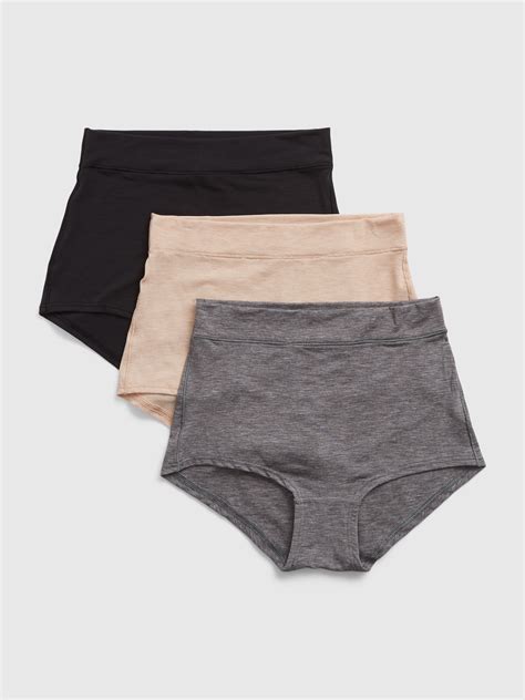 Culotte Bikini Respirante Taille Haute Paquet De Gap