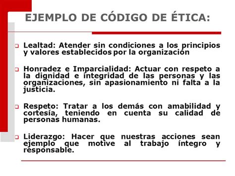 Como Hacer Un Codigo De Etica Personal Ejemplo Nuevo Ejemplo