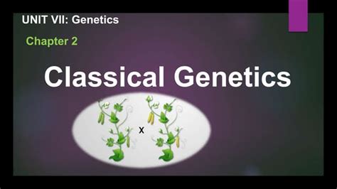 Chapter 2 classical genetics | PPT