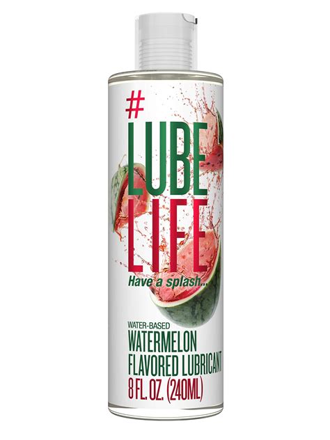 Lubelife Water Based Watermelon Flavored Lubricant Ounce Sex Lube