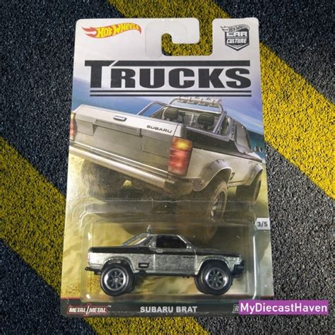 Hot Wheels Subaru Brat Trucks Car Culture Card Not Mint Shopee Malaysia