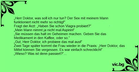 Herr Doktor Was Soll Ich Nur Tun Der Sex Mit Meinem Mann Funktioniert Nicht Mehr So Richtig