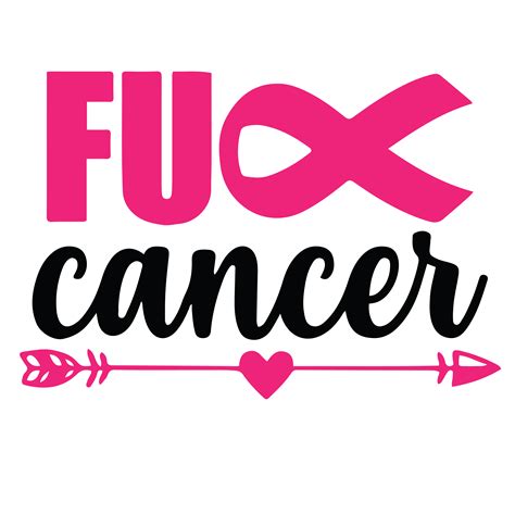 Fuck Cancer Svg Breast Cancer Svg Breast Cancer Awareness Inspire Uplift