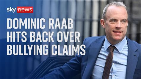 Dominic Raab Hits Back After Resigning Over Bullying Report Youtube