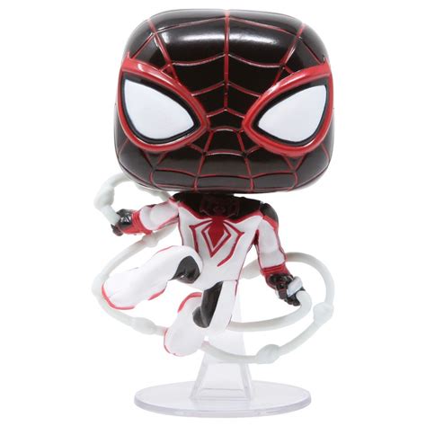 Funko POP Games Marvel Spider-Man Miles Morales - Miles Morales T.R.A.C ...