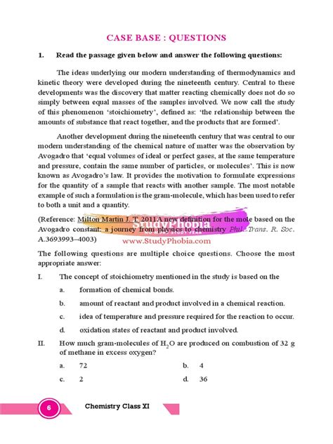 Some Basic Concepts Of Chemistry Dpp Pdf Mole Unit Stoichiometry