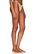 LSPACE Daybreak Bikini Bottom In Sunshine Gold Guava Golden Hour Cream REVOLVE