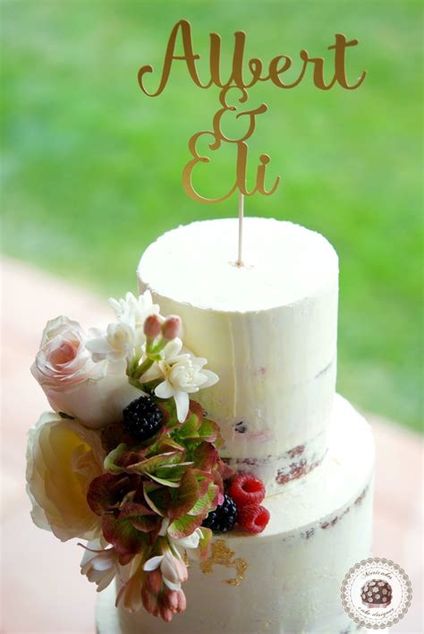 Semi Naked Flowers Cake Mericakes Cake Designer