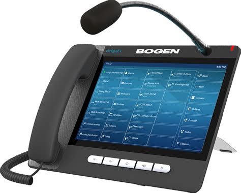 Nyquist Zone Paging Microphone Station Nq Zpms Bogen