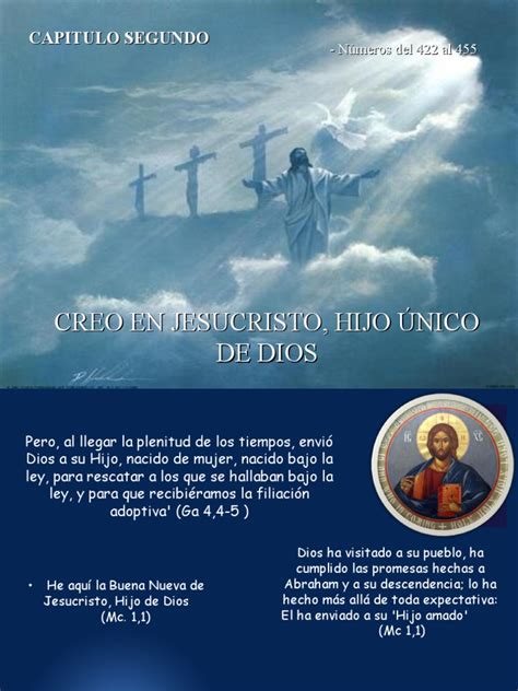 01 Creo En Jesucristo Hijo Único De Dios Pdf