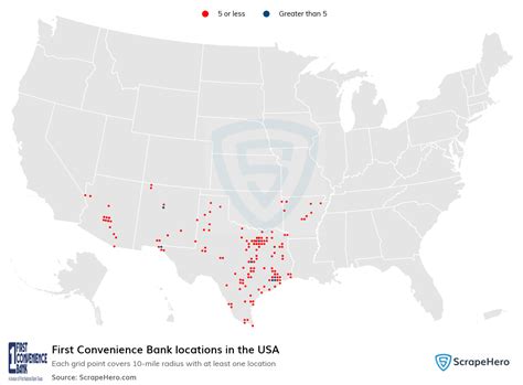 Number of First Convenience Bank locations in the USA in 2024 | ScrapeHero