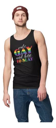 Playera Cute Gay Pride Orgullo Lgbt Colores Marcha Meses sin interés