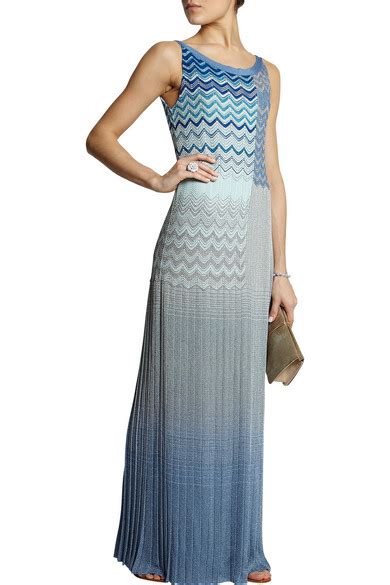 Missoni Metallic Crochet Knit Maxi Dress Net A Porter Com