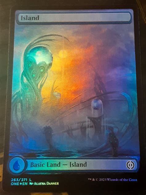 Island Full Art Foil Phyrexia All Wbo Near Mint Mtg