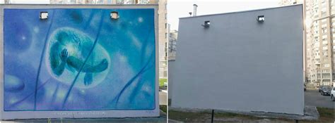 На Позняках мурал повністю зафарбували сірою фарбою - Вечірній Київ