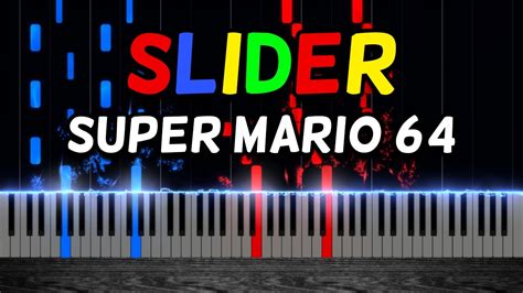 Slider Super Mario 64 Piano Tutorial Youtube