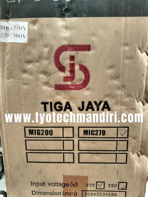 Mesin Las Mig Mag Igbt Inverter Mig Tiga Jaya