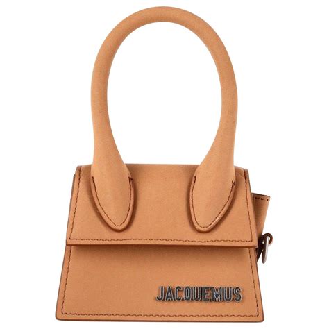 Jacquemus Le Chiquito Homme Mini Crossbody Bag In Nude Leather Flesh Ref Joli Closet