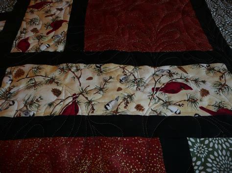 Acorn Ridge Quilting: Inez's Cardinal Quilt