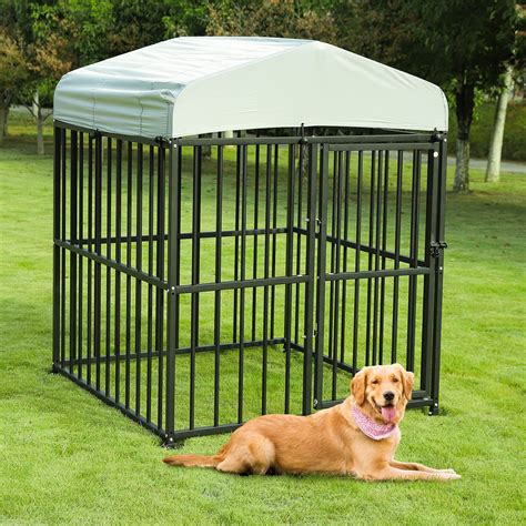 Vivijason Large Outdoor Dog Kennel Heavy Duty Metal Frame Fence Dog