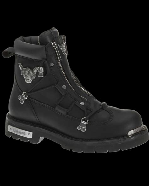 Harley Davidson® Mens Brake Light Black 625 Inch Motorcycle Boots D9