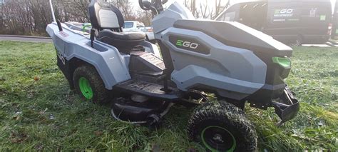 EGO TR3801E B 98cm 38 Battery Ride On Collection Tractor Mower