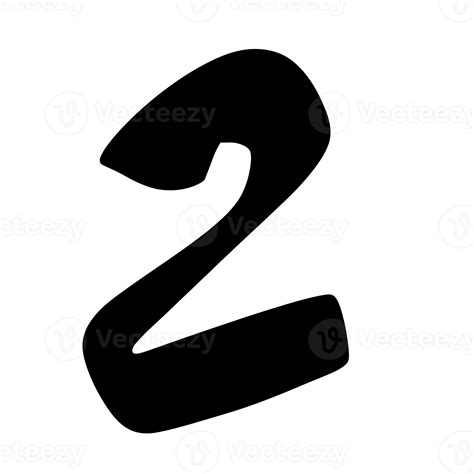 black number  png