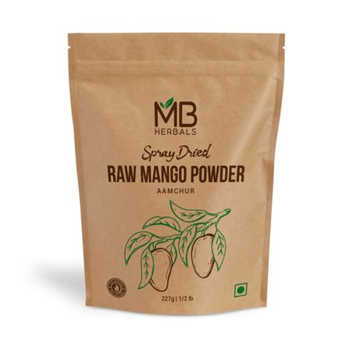 mb herbals amchur powder dry raw mango powder  natural