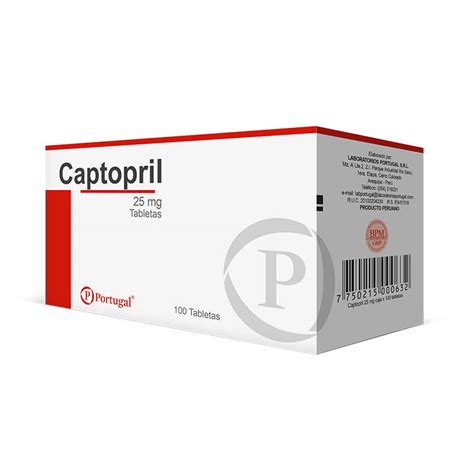 Captopril Tabletas Mg Mvga Pharma