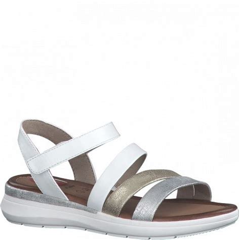 Босоножки Женский Jana белый Без каблука Натуральная кожа, размер 38 H ...