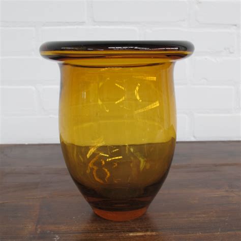Amber Colored Vase Luchtrand Vase By Ad Copier 1947 82295