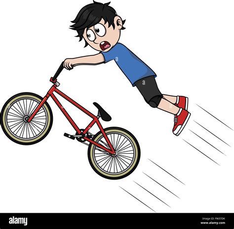 Bmx Action Stock Vector Images Alamy