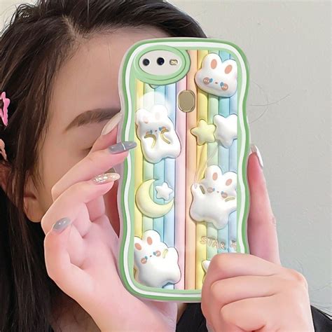 Cute Star Bunny Mobile Phone Case Na Angkop Para Sa Infinix Hot Play S Pro Plus Case
