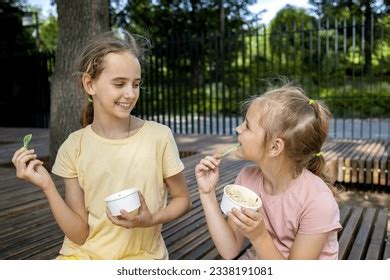 Portrait Two Cute Blonde Girls They Stock Photo Shutterstock