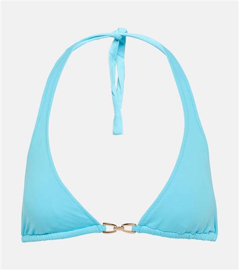 Antibes Bikini Top In Blue Melissa Odabash Mytheresa