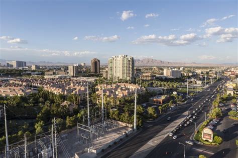 Flamingo Road Las Vegas editorial stock image. Image of desert - 55646859