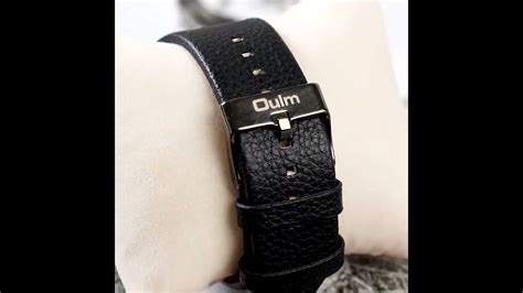 Oulm Brand Original Unique Design Square Men Wristwatch Wide Big Dial