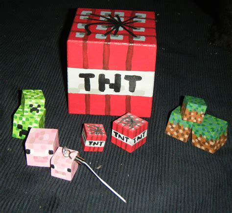 Minecraft Wood Blocks By Ablesistersfancrafts On Deviantart