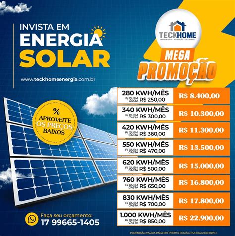 Promo O De Energia Solar Em Rio Preto