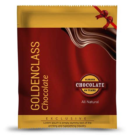 Chocolate Packet Behance